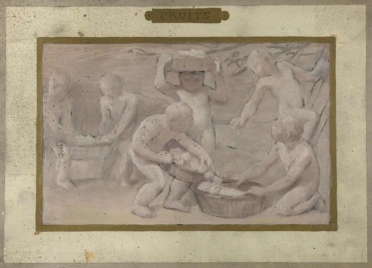Schizzo per la sala comunale del Municipio, Boissons - Musée des Beaux, Arts de la ville de Paris 3